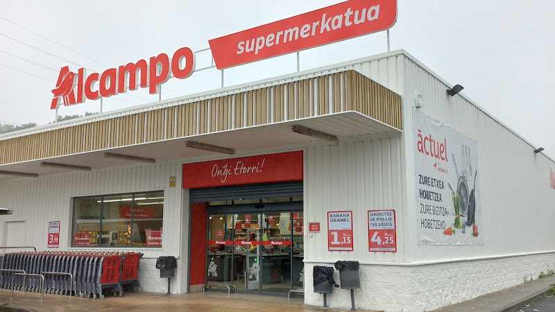 Fotografia tomada fuera de Alcampo - Supermercado en Bizkaia, Vizcaya
