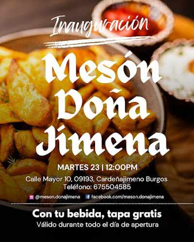 Fotografia tomada fuera de Mesón Doña Jimena - restaurantes en Cardeñajimeno, Burgos