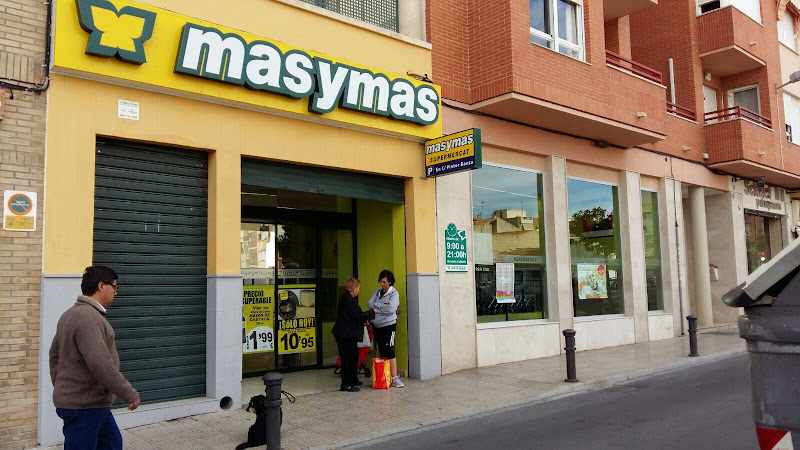 Fotografia tomada fuera de masymas - Supermercado en Sant Joan d'Alacant, Alicante