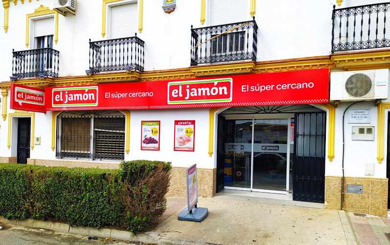 Fotografia tomada fuera de Supermercados El Jamón - Supermercado en Trigueros, Huelva