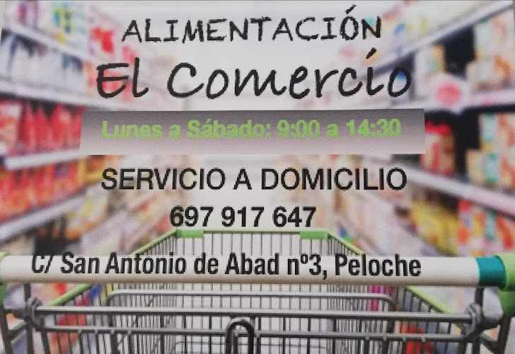 Fotografia tomada fuera de El Comercio - Supermercado en Peloche, Badajoz