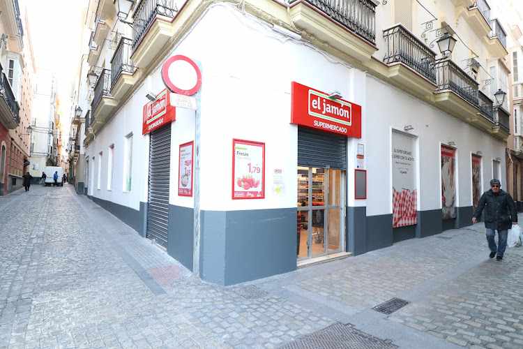 Fotografia tomada fuera de Supermercados El Jamón - Supermercado en Cádiz, Cádiz