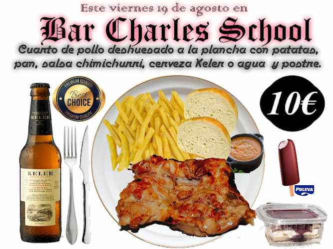 Fotografia tomada fuera de Bar Charles School - bares en Matadeón de los Oteros, León