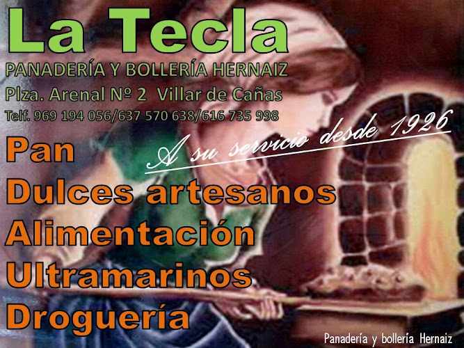 Fotografia tomada fuera de La Tecla Panadería y Bollería Hernaiz. - Panadería en Villar de Cañas, Cuenca